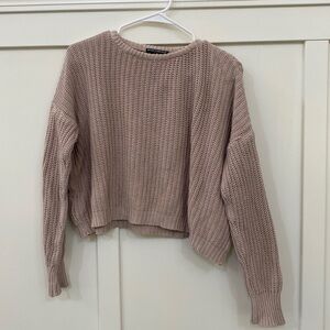 Brandy Melville Pink Knit Sweater